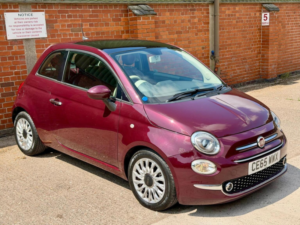2015 Fiat 500 0.9 Twinair Lounge Euro 6 (s/s) 3dr in Red — image 2