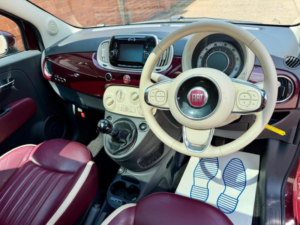 2015 Fiat 500 0.9 Twinair Lounge Euro 6 (s/s) 3dr in Red — image 5