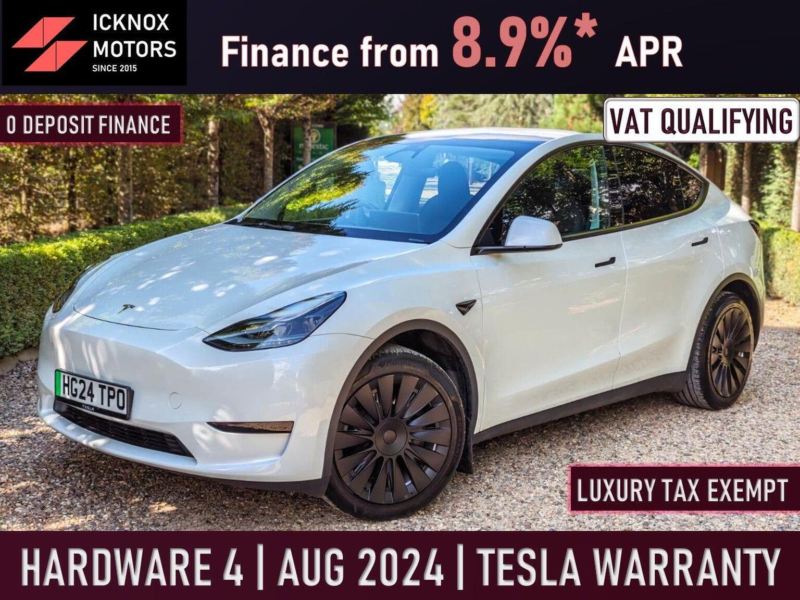 2024 Tesla Model Y Auto Rwd 5dr in White — image 1