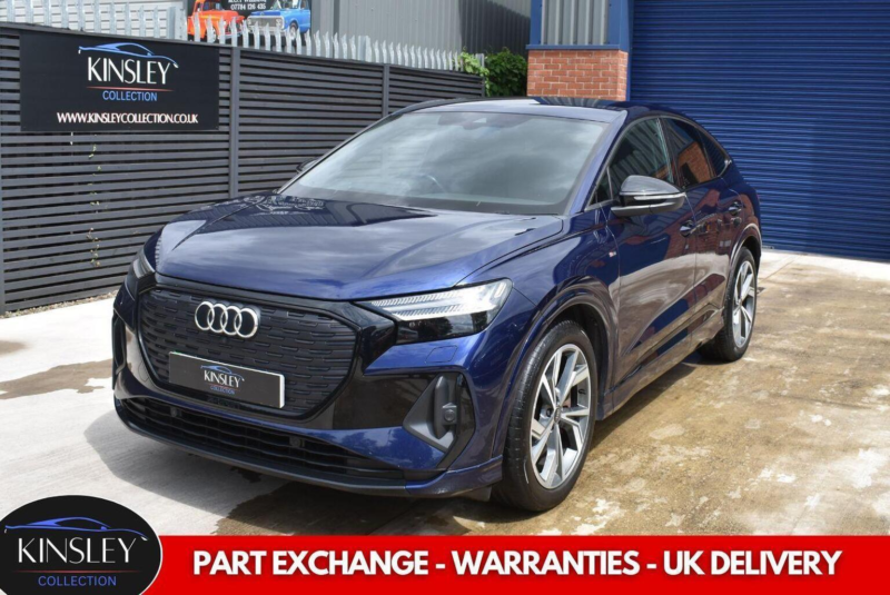 2022 Audi Q4 E-Tron 50 Edition 1 Sportback Auto Quattro 5dr 82kwh in Blue — image 1