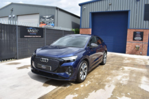 2022 Audi Q4 E-Tron 50 Edition 1 Sportback Auto Quattro 5dr 82kwh in Blue — image 3