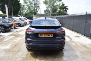 2022 Audi Q4 E-Tron 50 Edition 1 Sportback Auto Quattro 5dr 82kwh in Blue — image 6