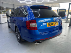2014 Skoda Octavia 2.0 Tdi Vrs Euro 5 (s/s) 5dr in Blue — image 3