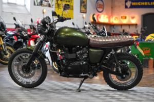 2011 Triumph Scrambler 865 *zard Exhaust - Stunning Example* in Green — image 3