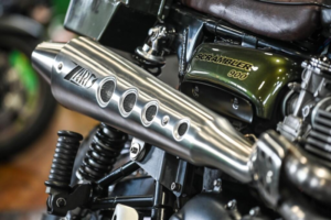 2011 Triumph Scrambler 865 *zard Exhaust - Stunning Example* in Green — image 6