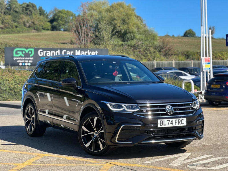 2025 Volkswagen Tiguan Allspace 1.5 Tsi R-Line DSG Euro 6 (s/s) 5dr in Black — image 1
