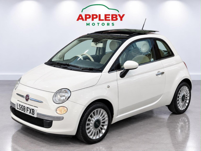 2008 Fiat 500 1.2 Lounge Dualogic Euro 4 3dr in White — image 1