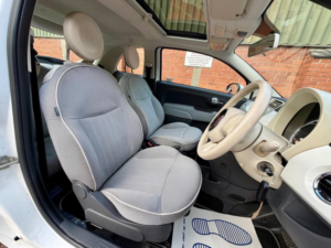 2008 Fiat 500 1.2 Lounge Dualogic Euro 4 3dr in White — image 3
