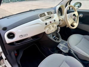 2008 Fiat 500 1.2 Lounge Dualogic Euro 4 3dr in White — image 5