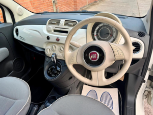 2008 Fiat 500 1.2 Lounge Dualogic Euro 4 3dr in White — image 6