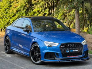 2018 Audi Rs3 2.5 Tfsi Saloon 4dr Petrol S Tronic Quattro Euro 6 (s/s) (400 Ps) in Blue — image 2