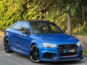2018 Audi Rs3 2.5 Tfsi Saloon 4dr Petrol S Tronic Quattro Euro 6 (s/s) (400 Ps) in Blue — image 4