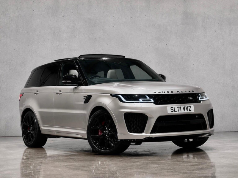 2022 Land Rover Range Rover Sport 5.0 P575 V8 Svr Auto 4WD Euro 6 (s/s) 5dr in Grey — image 1