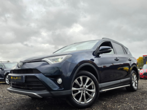 2017 Toyota Rav4 2.0 V-Matic Excel SUV 5dr Petrol CVT 4WD Euro 6 (s/s) (safety Sense, Nav) (151 Ps) in Blue — image 2