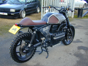 1987 BMW K 100 Ref 8004 Custom Build Flat Tracker Special in Black — image 3