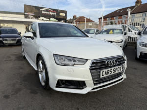 2017 Audi A4 2.0 Tfsi Sport S Line Fresh Import Verified Mile Finance Avb in White — image 2