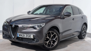 2021 Alfa Romeo Stelvio 2.2 Td Lusso Ti Auto Q4 AWD Euro 6 (s/s) 5dr in Grey — image 3