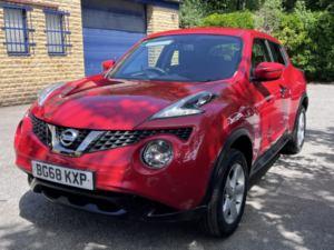 2018 Nissan Juke 1.6 Visia SUV 5dr Petrol Manual Euro 6 (112 Ps) in Red — image 2