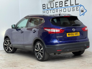 2016 Nissan Qashqai 1.2 Dig-T Tekna 2WD Euro 6 (s/s) 5dr in Blue — image 3