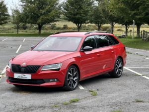 2017 Skoda Superb 2.0 Tdi Cr 190 Sport Line 4x4 Estate Auto, Diesel, Red in Red — image 2