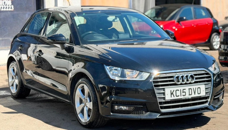 2015 Audi A1 1.4 Tfsi Sport Sportback S Tronic Euro 6 (s/s) 5dr in Black — image 1