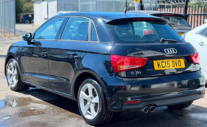 2015 Audi A1 1.4 Tfsi Sport Sportback S Tronic Euro 6 (s/s) 5dr in Black — image 4