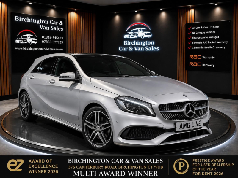 2017 Mercedes-Benz A Class 1.6 A180 Amg Line in Silver — image 1