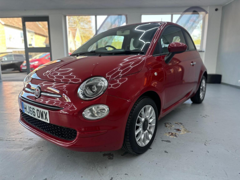 2016 Fiat 500 1.2 Eco Pop Star Euro 6 (s/s) 3dr in Red — image 1