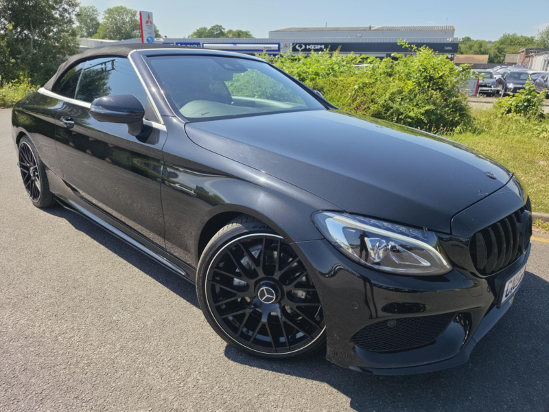 2016 Mercedes-Benz C Class 2.1 C220d Amg Line Cabriolet G-Tronic+ Euro 6 (s/s) 2dr in Black — image 1