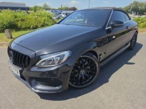 2016 Mercedes-Benz C Class 2.1 C220d Amg Line Cabriolet G-Tronic+ Euro 6 (s/s) 2dr in Black — image 3