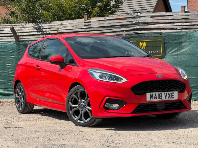 2018 Ford Fiesta 1.0t Ecoboost St-Line Euro 6 (s/s) 3dr in Red — image 1