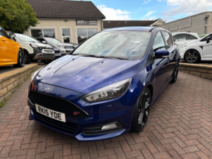 2015 Ford Focus 2.0t Ecoboost St-3 Euro 6 (s/s) 5dr in Blue — image 4