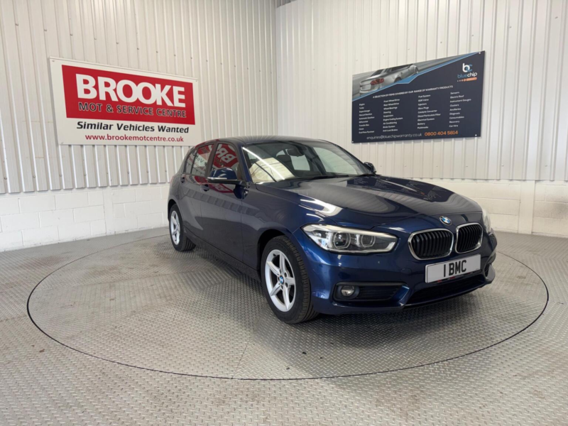 2018 BMW 1 Series 1.5 116d Se Business Euro 6 (s/s) 5dr in Blue — image 1
