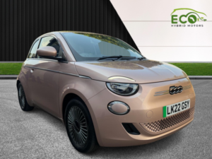 2022 Fiat 500e 42kwh 118hp Electric Icon in Gold — image 3