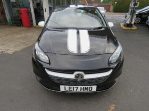 2017 Vauxhall Corsa 1.4i Ecoflex Sting Euro 6 3dr in Black — image 2