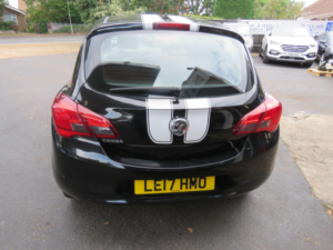 2017 Vauxhall Corsa 1.4i Ecoflex Sting Euro 6 3dr in Black — image 4