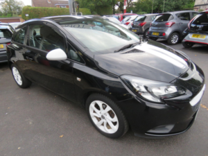 2017 Vauxhall Corsa 1.4i Ecoflex Sting Euro 6 3dr in Black — image 6