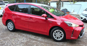 2014 Toyota Prius+ 1.8l Hybrid - Panoramic Dual Sunroof - 7 Seater-Ulez/caz Pass-Free 15months Gold Warranty & 12months Aa Breakdown Cover in Red — image 3