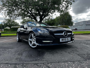 2015 Mercedes-Benz Slk 2.1 Slk 250 Amg Sport Cdi Blueefficiency Auto 2dr in Black — image 5
