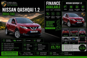 2014 Nissan Qashqai 1.2 Dig-T Acenta Premium 2WD Euro 5 (s/s) 5dr in Red — image 2