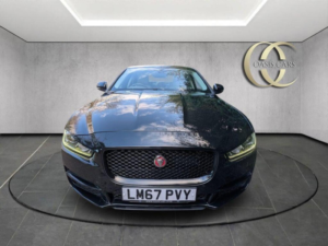 2017 Jaguar Xe 2.0i Portfolio Auto Euro 6 (s/s) 4dr in Black — image 3