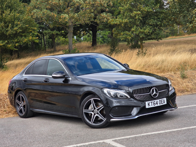 2015 Mercedes-Benz C Class 2.1 C220 Bluetec Amg Line Saloon 4dr Diesel G-Tronic+ Euro 6 (s/s) (170 Ps) in Black — image 1