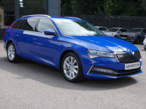 2021 Skoda Superb Estate 1.4 Tsi Iv 13kwh Se Technology 5d Petrol Plug-In Hybrid DSG 218 S/s in Blue — image 6