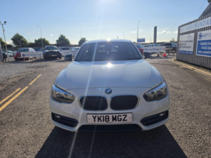 2018 BMW 1 Series 1.5 118i Sport Euro 6 (s/s) 5dr in White — image 2