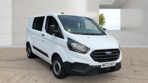 2023 Ford Transit Custom 2.0 280 Ecoblue Leader Crew Van Double Cab 5dr Diesel Manual L1 H1 Euro 6 130 Ps in White — image 3