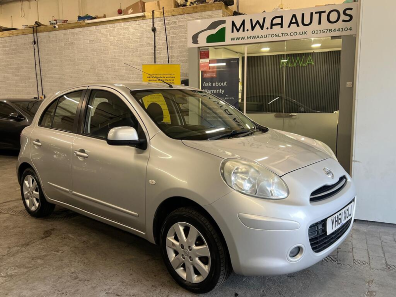 2011 Nissan Micra 1.2 12v Acenta Hatchback 5dr Petrol Manual Euro 5 (80 Ps) in Silver — image 1