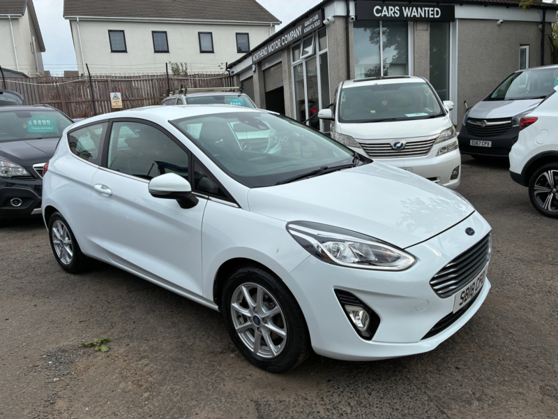 2018 Ford Fiesta 1.0t Ecoboost Zetec Hatchback 3dr Petrol Manual Euro 6 (s/s) (100 Ps) in White — image 1