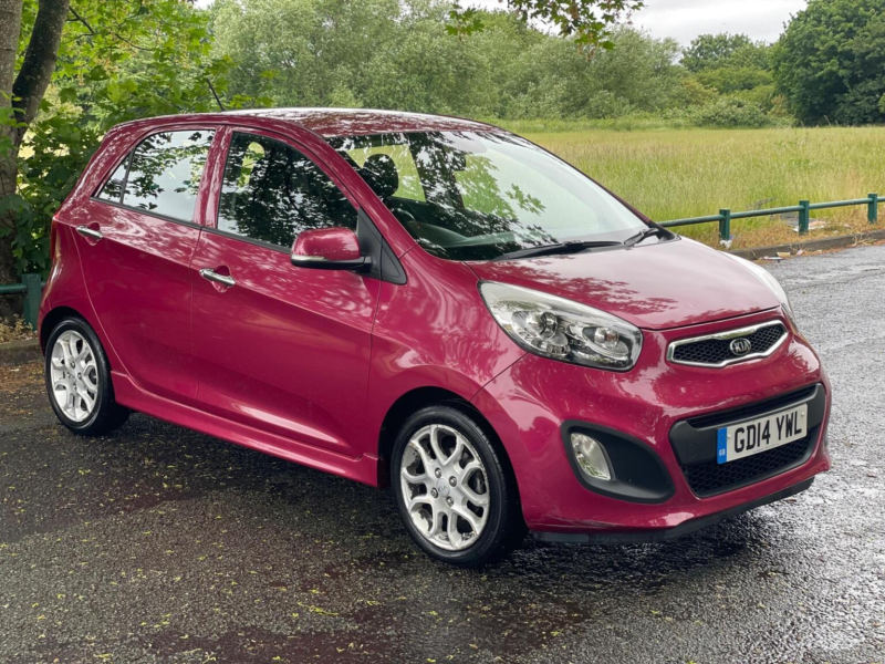 2014 Kia Picanto 1.25 3 Auto Euro 5 5dr in Pink — image 1