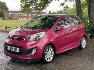 2014 Kia Picanto 1.25 3 Auto Euro 5 5dr in Pink — image 3