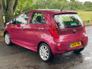2014 Kia Picanto 1.25 3 Auto Euro 5 5dr in Pink — image 4